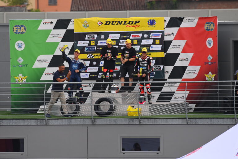 Nazzareno Lumina, a Cremona aveva messo il podio nel mirino e alla fine l’ha centrato tornando protagonista nella Dunlop Cup 600